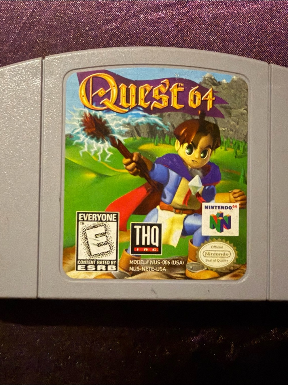 Quest 64 Cartridge for N64 Console